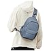 Blue Sling Crossbody Backpack Shoulder Bag for Men Women - Small One Strap Sling Bag Fanny Pack Daypack, Waterproof Nylon Chest Bag for Motorcycle Hiking Travel Gym Sport
