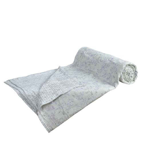 Image of Florida Cotton Double Bed All Season Reversible AC Dohar (Pista, 220x240 CM)