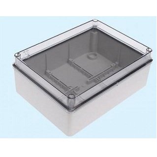 F.A.E.G. Faeg 13525 Scatola Stagna A Pareti Lisce Coperchio Trasparente Ip56 150X110X70