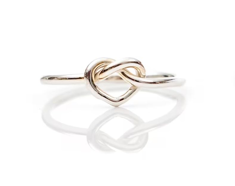 Love Knot Ring, Promise Ring, Tie the Knot, 925 Sterling Silver, Bridesmaid rings, Friendship Ring, Knot Ring, Heart Ring (11) (B0C9F5C9Q7) Amazon Price History, Amazon Price Tracker