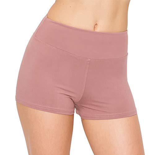 Image of ALWAYS Yoga Shorts for Women - High Waisted Workout Biker Shorts for Yoga, Running & Under Dress Anti-Chafing Comfort
