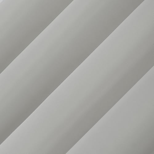 Image of No. 918 53566 Emily Sheer Voile Rod Pocket Curtain Panel, 59 inch x 95 inch, Silver Gray