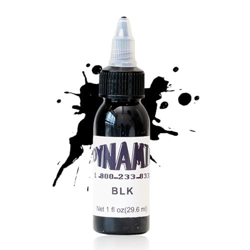 Tinta negra para tatuaje, pigmento estándar, tinta de tatuaje vegana, pigmento de práctica de tatuaje, suministros de tatuaje negro para forro, sombreado, coloración y mezcla, tinta de suministro de