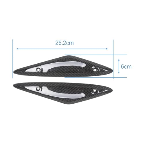 Carénage latéral de moto en carbone brillant pour Hyperstrada 821