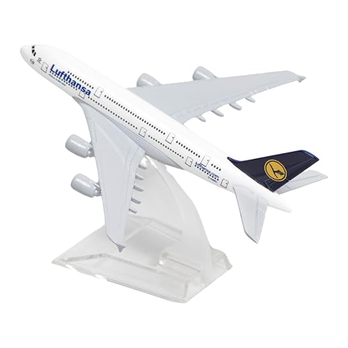 Image of Lufthansa Airlines, diecast, Metal Aeroplane Scale Model Office only for Display, Size -16 cm-A380 (Lufthansa)