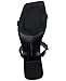 KARL LAGERFELD PARIS womens footwear flat sandal,Black,6.5