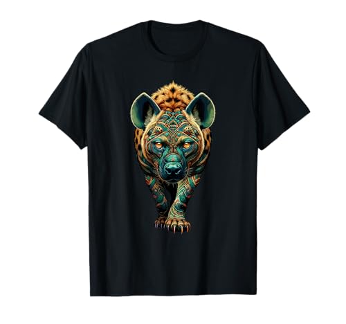 Mandala Art Hyènes Hyène T-Shirt