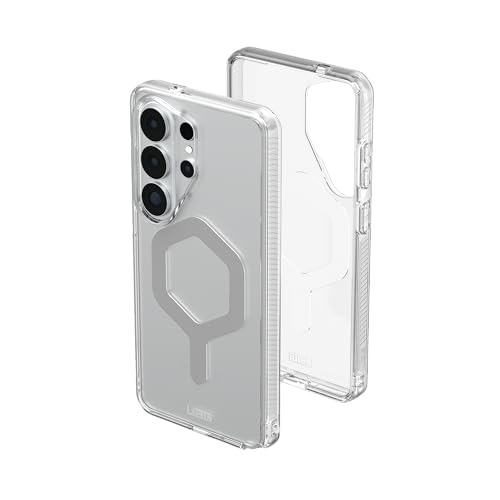 Image of Urban Armor Gear UAG Designed for Galaxy S26 Ultra 5G Case, Plyo - Compatible with Magnetic Charging Translucent Rugged Military Drop Tested Protective Cover - Ice /Silver