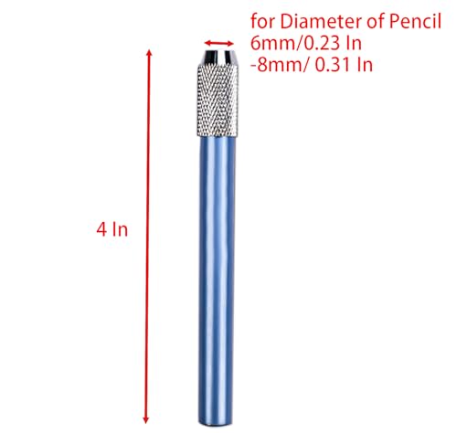 Extensores metálicos para lápices, 6 piezas, 4 pulgadas miniatura 2