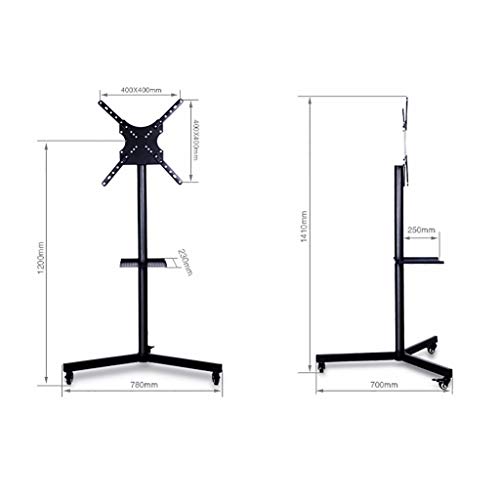 Soporte Universal Móvil para TV de Piso LCD 32-42 Pulgadas miniatura 4