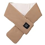 [Calor rápido y duradero] El pañuelo térmico de algodón de plumón eléctrico diseñado para ropa térmica portátil cuenta con una envoltura para el cuello que lo calienta en minutos. No se calienta demasiado en el cuello, pero se mantiene a una temperatura agradable y cálida. El elemento calefactor interno está hecho de fibra de carbono de alta calidad y se calienta de forma rápida, segura, estable y cálida.