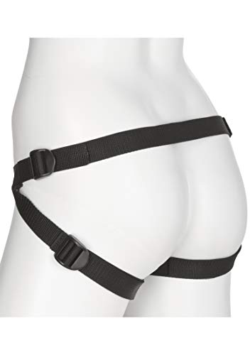 Doc Johnson Vac-U-Lock Platinum - Luxe Harness With Vac-U-Lock Plug And 3 Different Sized O-Rings - Compatible With O-Ring And Vac-U-Lock Dildos - Accommodates Up-To 69" Waist #TOP1