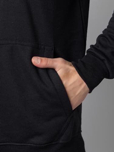 Image of EKOM Hoodies Sweatshirt for Men | Fleece Mens Hooded Sweatshirt | Casual, Lightweight, Fashionable, Trendy, Solid Men's Winter Hoodie