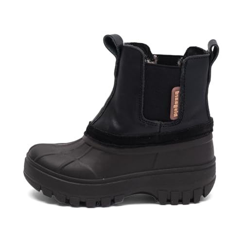 Chaussures bateau Bisgaard Blake en cuir noir et finitions soignées