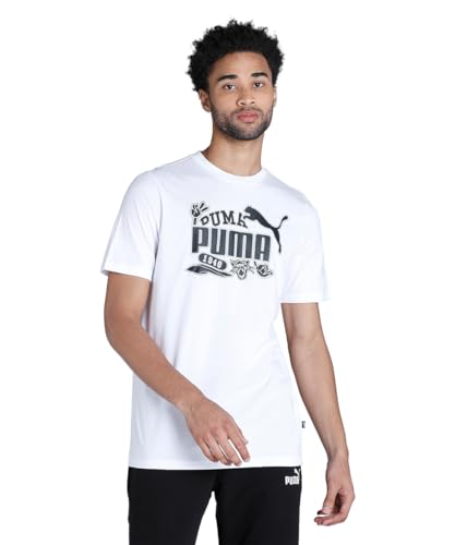 Image of Puma Men Polyester Regular Fit T-Shirt