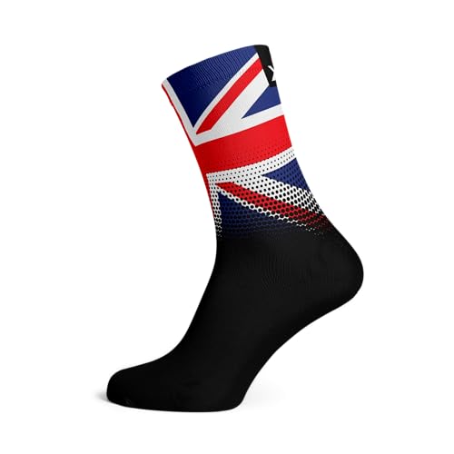 Sox United Kingdom Chaussettes Motif drapeau du Royaume-Uni, Multicolore., 40-44