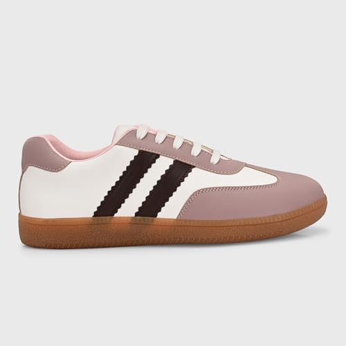 Image of Centrino Women Sneaker | Cushioned Insole for Comfort | Stylish Lace-Up Design | Perfect for Casual Outfit for Girls (9781)