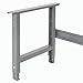 Global Industrial Adjustable Height Workbench, Shop Top Square Edge, 96