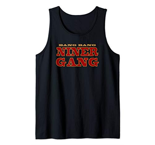 Bang Bang Niner Gang Football Tank Top