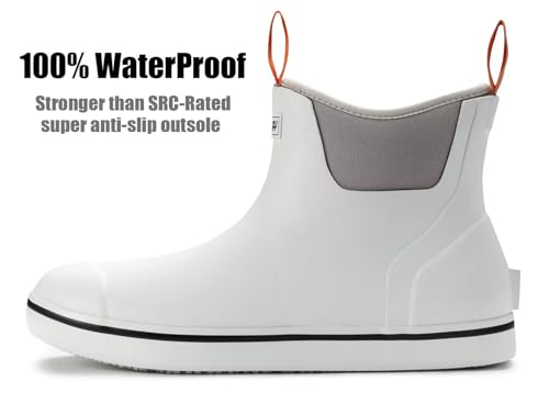 Image of SUREWAY Women's Deck Boots Professional Non-Slip Fishing & Ankle Deck Boot Waterproof Rain Boots