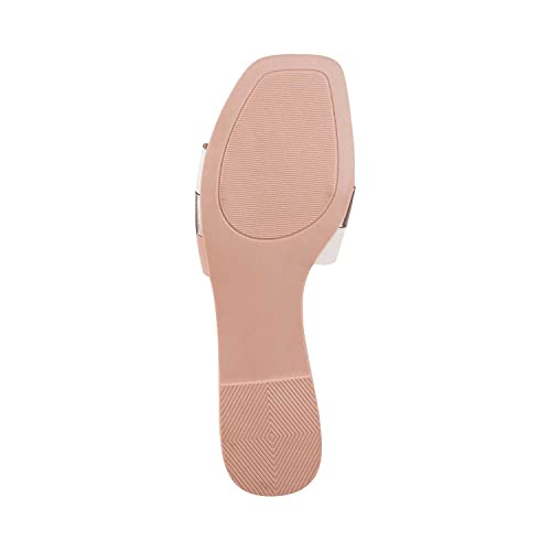 Image of Mochi Women's Faux Leather Pattern Detail Fashion Sandals