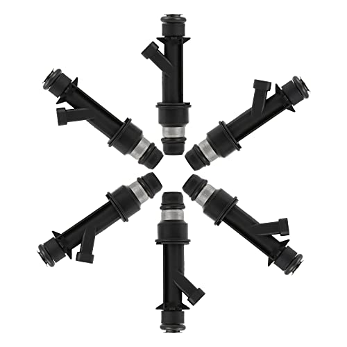 uxcell 6pcs 25323971 Car Fuel Injector for Chevrolet Impala Venture for Buick Rendezvous 2002-2005 for Oldsmobile Alero Silhouette 2000-2004 3.4L