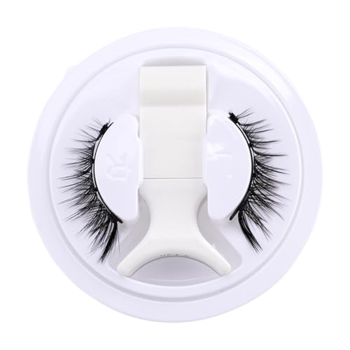 Pestañaš Magnéticas - Pestañaš Postizas | Pestañas gruesas impermeables reutilizables de 12mm, accesorio de belleza de aspecto Natural sin pegamento para maquillaje diario, estilo cómodo para los ojos