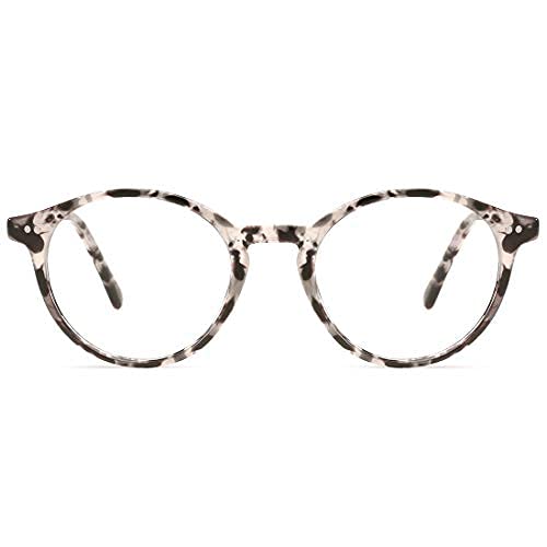 TIJN Jurgen Klopp Round Glasses Eyeglasses Frame Clear Lens for Women and Men Rx-able Eyewear