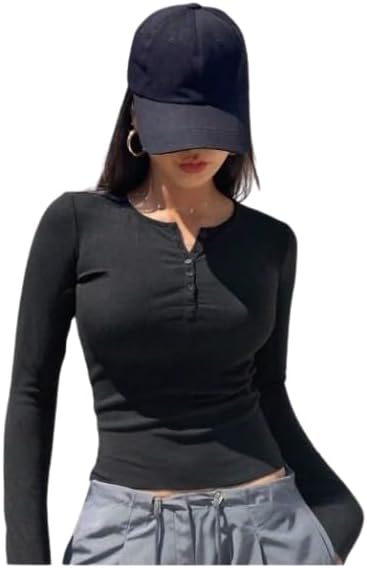 JC JUMMY COUTUREJC JUMMY COUTUREWomen's Quarter Button Full Sleeve Shirt - Stylish & Versatile Tops_PP