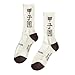 甲子園SOCKS ユニセックス クルーソックス 靴下 野球 プリント ユニセックス JHK-S003 M / OFF×BROWN