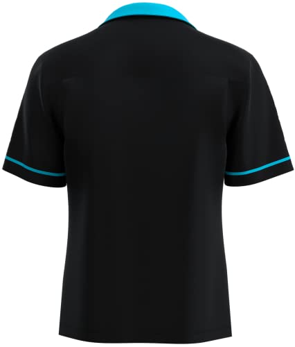 Beretro Classic 50'S Womens Retro Bowling Shirt Classic 50'S - 5 Colors Turquoise #TOP1