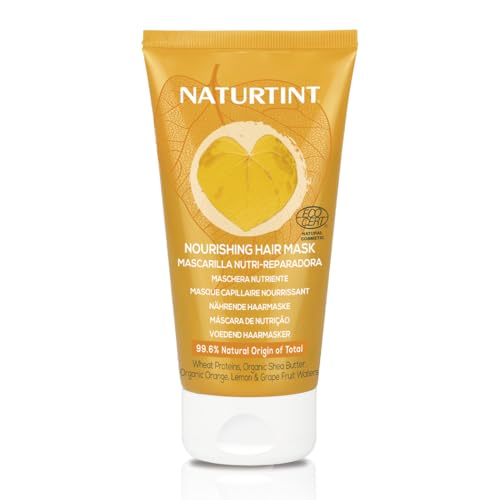 Naturtint Mascarilla Nutri-reparadora, Tratamiento Nutritivo, Repara Puntas Abiertas, Devuelve el Brillo, Recuperador Para Cabello Seco y Dañado, 99% Ingredientes Naturales, ECOCERT, 150 ml