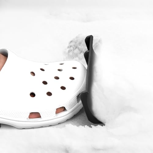 SAVITA 2stk Croc Schneepflug, Silikon Schneepflug Croc Charm Aufsatz Schneeräumung Schuh Charms für Croc Verspielt Croc Zubehör Charms für den Winter (Grau)