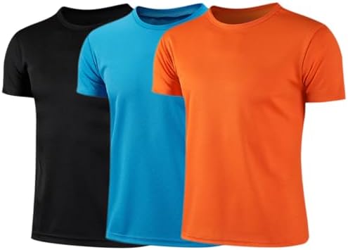 T-shirt De Sport Pour Garçon - 100% Polyester, Respirant, Séchage Rapide - Tailles 5 à 16 Ans
