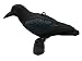 Glac Store® Corvo - Faux géants de 43 cm pour chasse, anti-pigeons, oiseaux, jardin, balcon avec crochets et piquets.