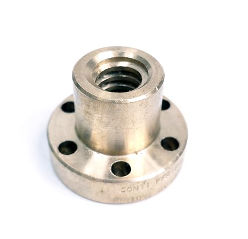 Écrou à bride en bronze Tr 18x4 gauche Ozdowski pour éliminer le jeu mécanique