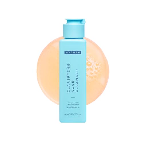 Hyphen Clarifying Acne Face Wash for Women and Men | Cleanser For Acne Prone Skin with Salicylic Acid 2%, Zinc PCA, Witch Hazel 10% | Anti-Acne Face Wash for Oil Control, Pore Cleasning | Antibacterial & Non-Drying Formula – 100ml Hyphen Clarifying Acne Face Wash for Women and Men | Cleanser For Acne Prone Skin with Salicylic Acid 2%, Zinc PCA, Witch Hazel 10% | Anti-Acne Face Wash for Oil Control, Pore Cleasning | Antibacterial & Non-Drying Formula – 100ml