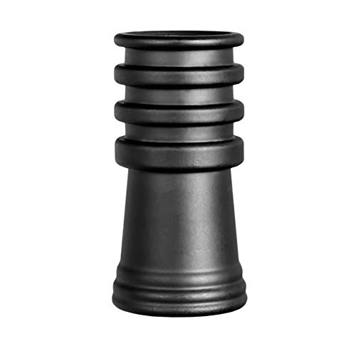 Shisha Schlauchadapter Schwarz | Universeller Schlauchadapter für die meisten Aluminium Shishas von Amy, Dilaw, NP-S… – Bild 3