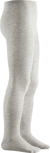Girls' Thermal Tights Solid Colors, Grey (Grey/Melange), 110/116 cm, Grey (Gray/Melange), 110-1164