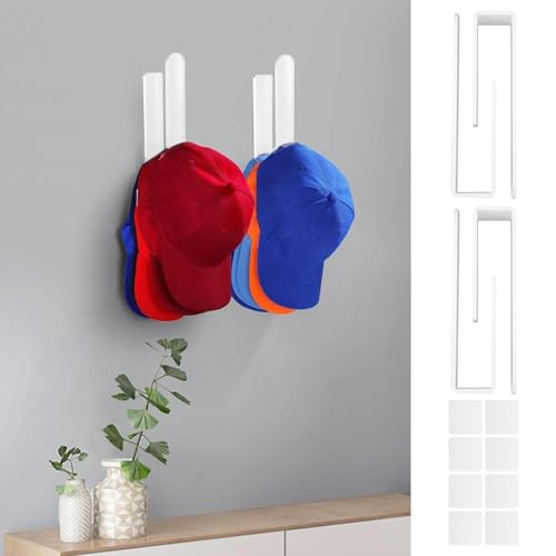Support chapeau mural adhésif pour éviter les déformations de casquettes
