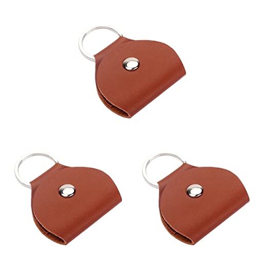 MILISTEN 3 Pièces Brun Jazz Pièces de Rangement Musical PU Acoustique Électrique Porte-Clés Cas pour L Plectre Fob… - Les Beatles, Paul McCartney, John Lennon, RIngo Starr, George Harrison MILISTEN 3 Pièces Brun Jazz Pièces de Rangement Musical PU Acoustique Électrique Porte-Clés Cas pour L Plectre Fob…