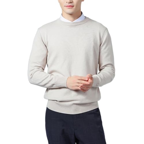 Men's Autumn and Winter Round Neck Loose Long Sleeve Knitted Sweaters