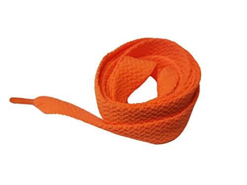 NIEUWE NEON SCHOENEN LACES NEON ORANJE KANT TRAINERS SCHOENEN TRAINERS SCHOELATEN KANT