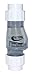Valterra 200-CU15 PVC Swing/Spring Combination Check Valve, Clear, 1-1/2" Union