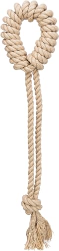TRIXIE Spieltau mit Ring, Hanf/Baumwolle, Hundespielzeug - 34887