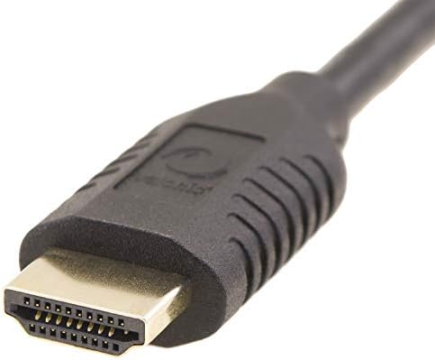valonic short HDMI cable - 2 pack, 20cm, 4k, Full HD, ARC, high speed, ultra HD, ethernet - for TV, PS4, XBOX, 30 AWG, black, 0,2m