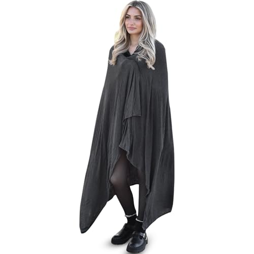 K E L O R Luxury Cooling Travel Blanket - Stretchy, Lightweight Soft & Breathable Shawl Wraps for Women