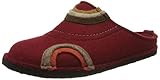 Hausschuhe Haflinger Unisex-Erwachsene Flair Baikal Pantoffeln Rot (Paprika 42) 38 EU