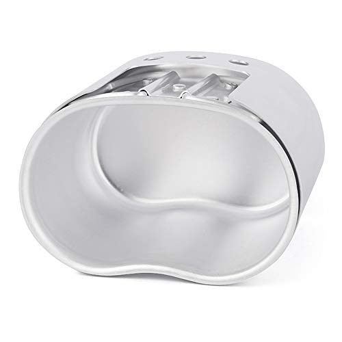 Lixada 3 pcs conjunto de panelas de alumínio cantina militar copo fogão a lenha conjunto com tampa s