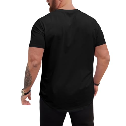 Men's 3XL-8XL Big and Tall T-Shirts Casual Stretch Short-Sleeve Shirts for Men2